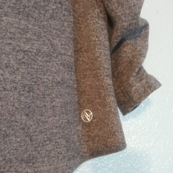 Adrienne Vittadini women's size L light pink and black marbled sweater - Picture 4 of 15